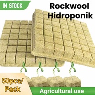 Ready to Use Rockwool Hidroponik + Net Pot | Hydroponic Planting Media Set