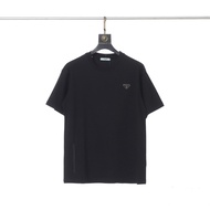 T-shirt Prada/T-shirt Prada bercetak T-shirt uniseks T-shirt komuter T-shirt pasangan T-shirt ringan