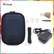 Rechargeable Hearing Aids with Storage Case &amp; Lanyard Sound Amplifier In Ear Hearing Enhancement Device for Adults &amp; Seniors