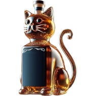 Cat-shaped Whiskey，Animal Figurine Whiskey Flask，Decorative Animal Figurines，Home and Bar Gifts，Deco