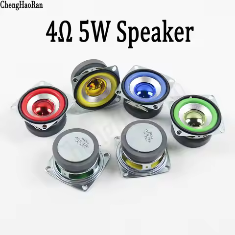 1 Pc 4Ohm 5W Bluetooth Audio Radio Speaker External Magnetic Speaker Square Full-frequency Loudspeak