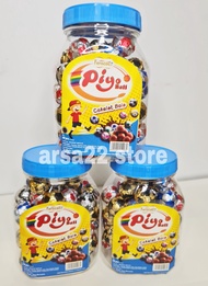 piyo ball coklat bola 1 toples isi 60psc