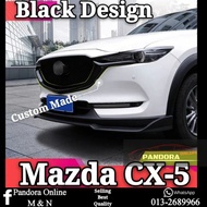 Mazda CX5 CX8 Front Hood Bonnet Trim Black Cover Grill Trim 2Pcs (2017-20)