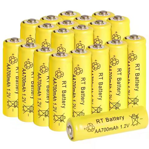 2-20Pcs AA Battery 1.2V 700mAh Ni-MH AA Rechargeable Batteries 700mAh Battery for Garden Solar Light