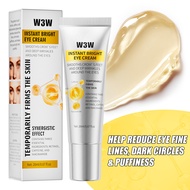 W3W Instant Eye Cream Lighten Dark Circles Fine Lines Eye Cream Niacinamine Retinol Brightening Eye 