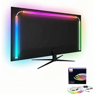 27-inch Monitor Backlight Strip - Real-Time Screen Sync & Music Reactive LED Lights for Monitor, USB