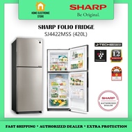 Sharp Fridge 440L J-Tech Inverter Plasmacluster Refrigerator Fridge SJ4422MSS SJ4422