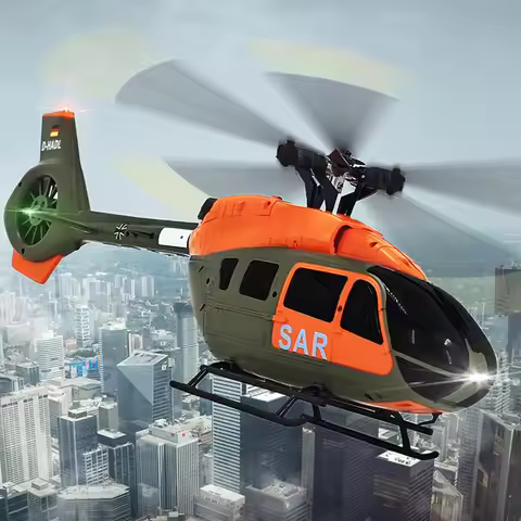 RC ERA Helicopter C190 1:30 H145 Scale 2.4G 6CH 6-Axis Gyro Optical Flow Localization Altitude Hold