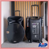 1ใบ PROPLUS UA-18 ลำโพง ล้อลาก 18นิ้ว ไมค์ลอย 2ตัว ลำโพงล้อลาก แบตในตัว ลำโพงบลูทูธ PRO PLUS UA 18 U