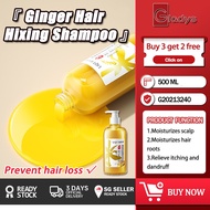 【SG】Hair loss shampoo LIQT Ginger Hair Growth shampoo 500ML Anti-hair loss/Rapid hair growth/Anti-dandruff/Moisturizing