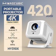 Magcubic Projector HY310X 420ANSI Auto Focus Android 11.0 Native 1080P Supports 4K Portable Cinema