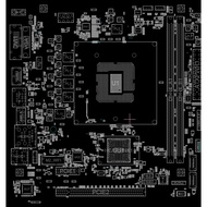 Boardview Asrock H410M-HDV H410M HDV Circuit Diagram