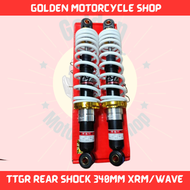 TTGR REAR SHOCK 340MM TTGR/WAVE125/XRM110/RUSI125/SYM/SMASH/DREAM/BAJAJ/TMX155/125/RS100/RS125 ★