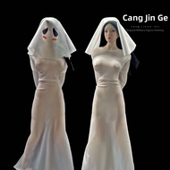 Ghostly Thin Skin Feeling 1/6 Scale Female Soldier Doll Costume Set CJG-067 Collectible Action Figur