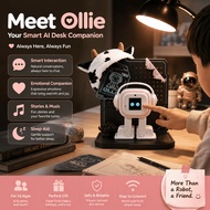 Pro Premium AI Chatbot Desktop Robot Emotional Interaction Smart Companion Toy with Full Accessories