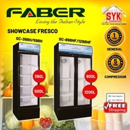 SYK Faber Showcase Fresco Chiller Fridge 1 Door 2 Door SC398H SC898HF Refridgerator Peti Sejuk 1 Pintu