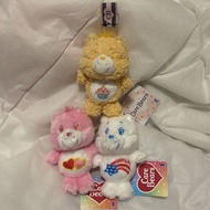 日本Care Bears粉紅色白色 毛巾款 黃色