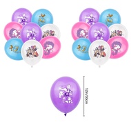 Kpop Demon Huntrix Party Decoration Creative Demon Hunters Birthday Party Banner Pull Flag Balloons 