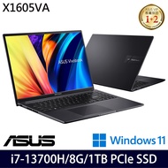 《ASUS 華碩》X1605VA-0041K13700H(16吋FHD/i7-13700H/8G/1TB PCIe SSD/Win11/特仕版)