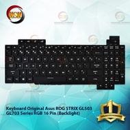 Original Laptop Keyboard ASUS ROG GL 503 GL 703 Series Backlight RGB 16pin