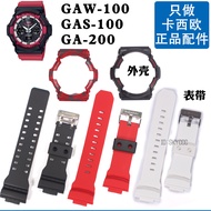 Gaw-100 Original GA-201 Casio 5444 Watch GAS-100 Strap Case Black 200 Red