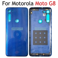 6.4 inch For Motorola Moto G8 XT2045 Back Battery Cover Door Housing case Rear Cover parts Replaceme