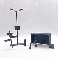 XJTS72033 1/72 20mm Miniatures Figures of Bus Station Scene Props Model