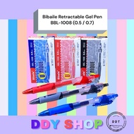 【READY STOCK】 Bibaile Retractable Gel Pen (BBL1008 -12pcs per box)