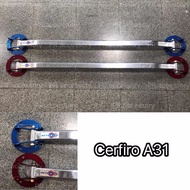 ค้ำโช๊ครถยนต์ หน้าบน NISSAN CERFIRO A31 (สีแดง)