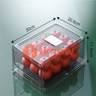 I know Drawer Refrigerator Box PET Stackable Fridge Organizer Storage Box Kitchen Food Fridge Storag