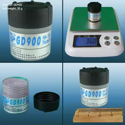 GD900 Thermal Grease Paste Conductive 1g 7g 15g 30G Silicone Plaster Heat Sink Compound High Perform