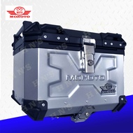 MOKOTO Top Box Aluminum Alloy 45L for Motorcycle Scooters Univeral Givi Box