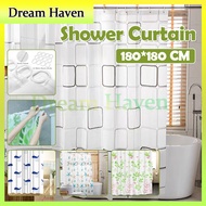 Shower Curtain Waterproof Shower Curtain Shower Curtain Bathroom Curtain - 180X180cm Shower Divider 