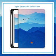 For IPad 10th 9th 8th 7th 6th Gen Cover with Pencil Holder for Smart Apple Tablet Ipad Air 5th 4th 3rd 2nd Gen Case Ipad Mini 1 2 3 4 5 6 Case Ipad Pro 11 10.5 9.7 10.2 10.9 Casing