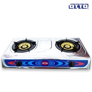 OTTO เตาแก๊ส เตา เตาแก๊ส2หัว เตาแก๊สสแตนเลสหัวคู่ รุ่น GS-872