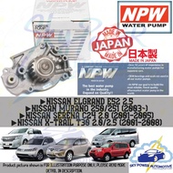 NISSAN ELGRAND E52 2.5 / MURANO Z50/Z51 / SERENA C24 2.0 /  X-TRAIL T30 2.0/2.5 NPW WATER PUMP (N-92