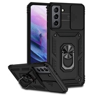 SAMSUNG S21 CASE S21 FE/ S21 PLUS/ S21 ULTRA IRING CASE MILITARY SLIDE CAMERA CASE