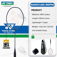 Yonxe Badminton Racket Nanoflare 800PRO Single Full Carbon Training Badminton Racket 4UG5 22-30lbs M
