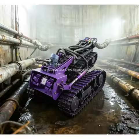 Underwater Dredging Robot 50m Underwater Crawler Robot Rov Tank Cleaning Robot Portable Dredgers