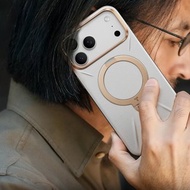 【iPhone 17系列】TORRAS Ostand Spin VegSkin 相機鍵支架皮革殼