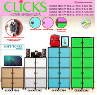 Tabitha Lemari Plastik Mini Loker Serbaguna Minimalis Tabitha Clicks