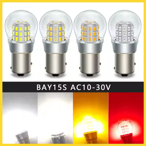 1pc BAY15S Automotive Turn Signal Corner Light Cabin RV Lamp 39SMD 3014 Outdoor Landscape Elevator L