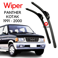 WIPER PANTHER KOTAK 1 SET DEPAN KANAN KIRI WIPER MOBIL PANTHER KOTAK FRAMELESS