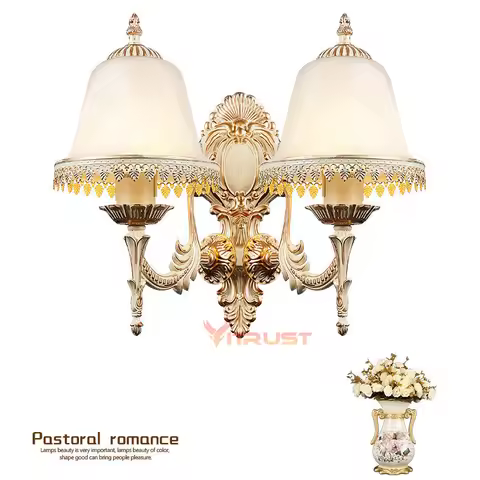 European Brief Wall Light Modern Bedroom Reading Lighting Corridor E27 LED Sconce Wall Lights Indoor