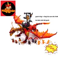 SEPARATE Ninjago LEGO NINJAGO 71822 MOTION DRAGON (DARK DRAGON BRICKS ONLY)