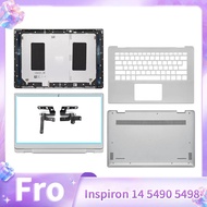 New For Inspiron 14 5490 5498 LCD Back Cover Front Bezel Hinges Palmrest Top Lower Bottom Case Housi