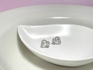 愛心 akoya 真多麻 天然海水珍珠 銀耳環