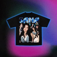 Twice Sana Shirt Kpop Twice Graphic T-shirt Sana Twice Cotton Short Sleeve Shirt for Unisex