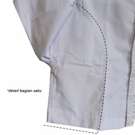 Baju koko wadimor lengan panjang original viscose 66 putih pria dewasa