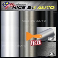 Matte Metal Sticker 152x152CM (5x5feet) Car Vinyl Wrap Film Decals Brushed ⚡READYSTOCK⚡